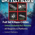 Battlefield 6 Full Set 4 Rare Pack DLC Codes CDKeys Fast Delivery