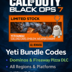 COD BO7 Yeti Bundle Codes – Dominos Fireaway Pizza DLC Keys