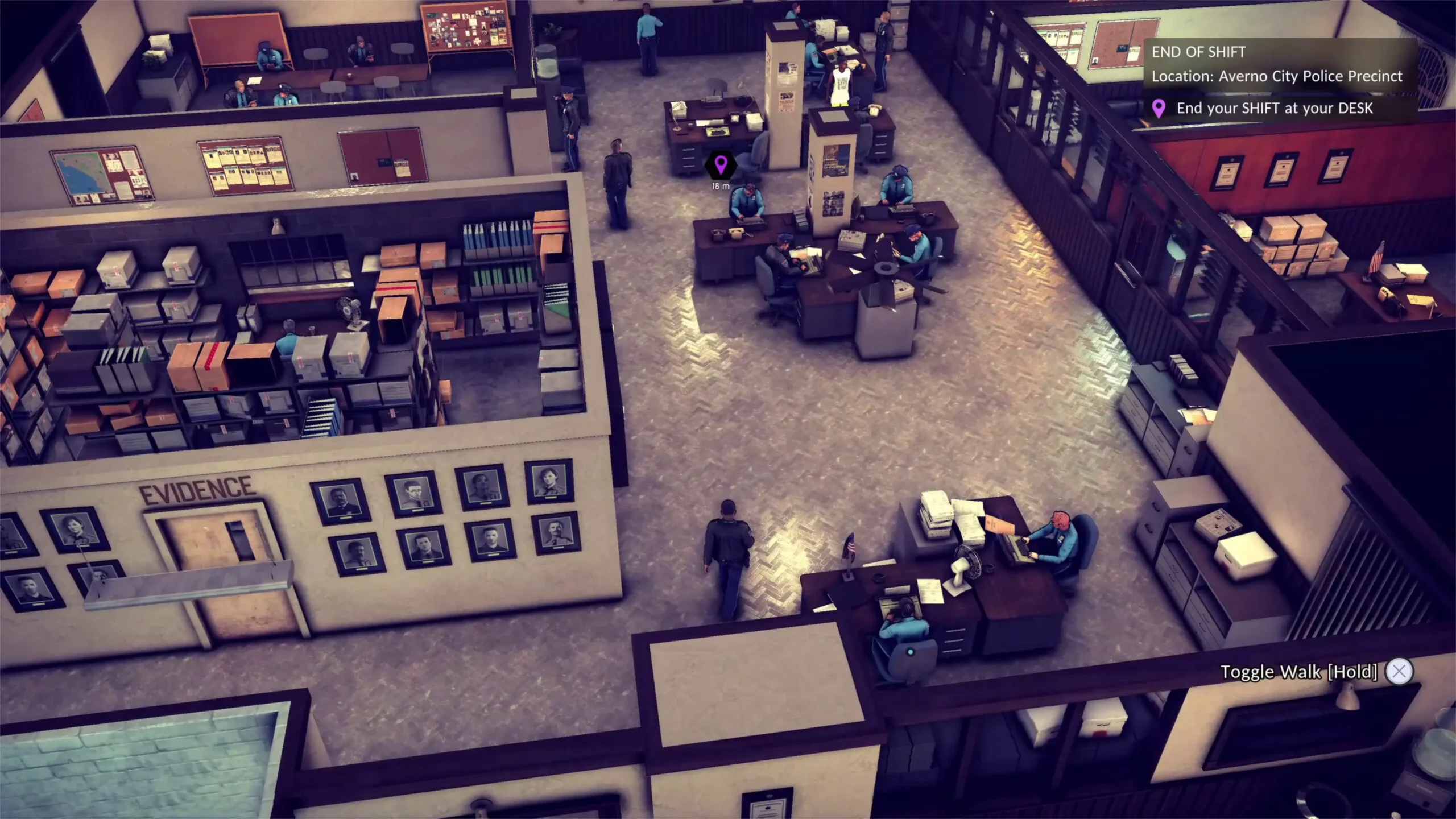 The Precinct police station scene
