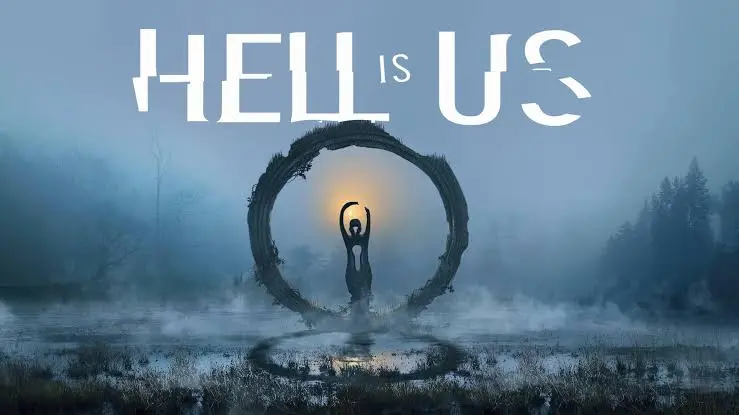 A ring-shaped monument in Hell is Us artwork